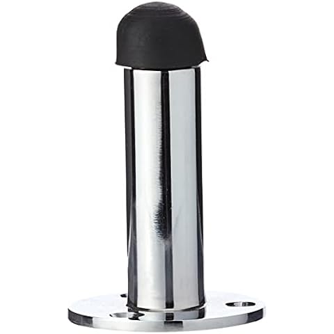 Merriway Chrome Projecting Wall Door Stop Cover