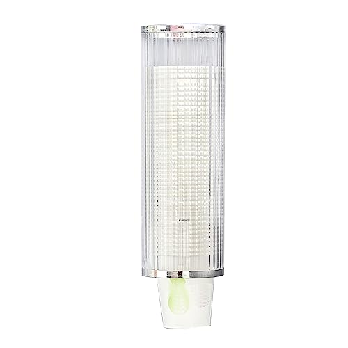 Distributeur de rince-bouche compact en plastique TOPINCN pour rangement salle de bain
