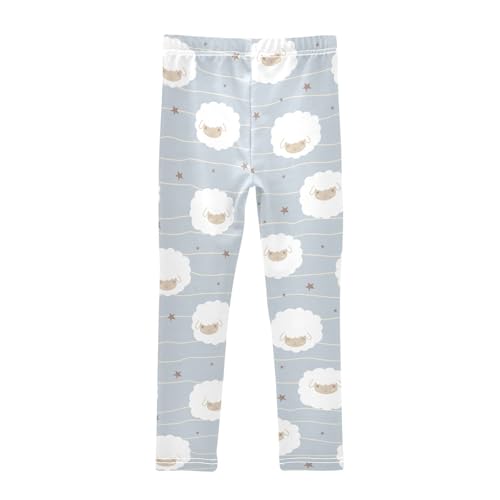 Girls Leggings Cute Pet Lamb Toddler Girls Clothes Leggings for Girls Toddler Girls Leggings 3-4T2