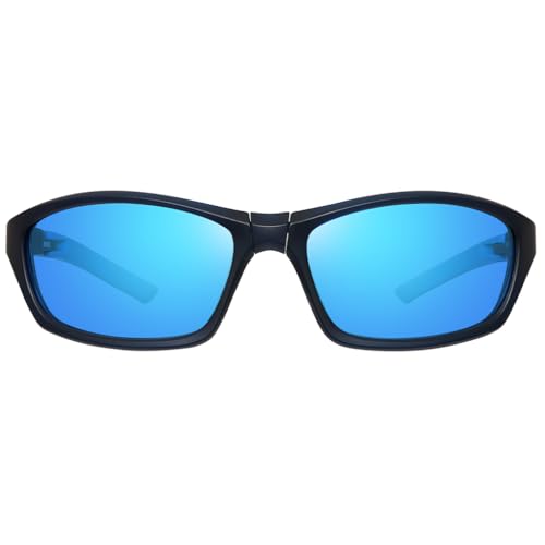 Image of Groeningen Rectangular Polarized Sunglasses for Men & Women - Lightweight TR Frame, UV400 Protection