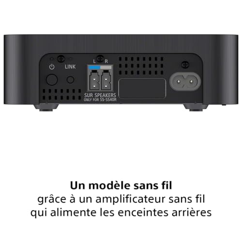 Sony HT-S40R - Barre de Son 5.1ch Home Cinéma avec Enceintes Satellites sans Fil, Noir