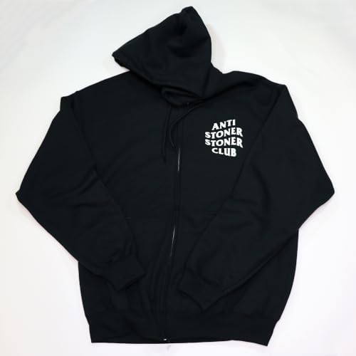 Anti Stoner Stoner Club Core Fleece Full-Zip Hooded Sweatshirt2