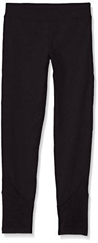 Hanes Girls' Big Blocked Stretch Legging, Black, Medium
