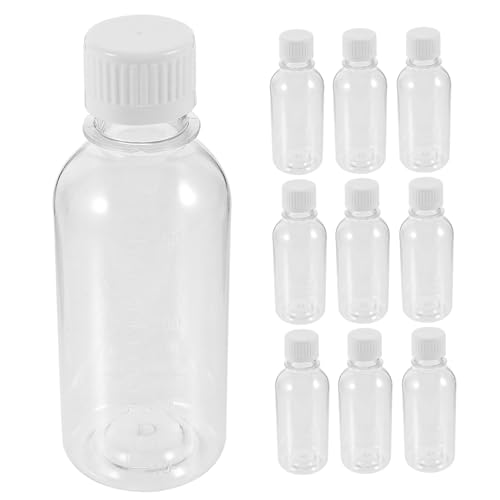 COLLBATH Boys and Girls Water Bottle 12pcs 150ml Plastic Milk Bottles Leakproof Juice Containers Beverage Containers Smooth Edges