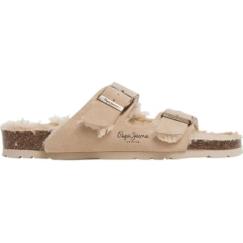 PEPE JEANS LONDON Oban Warm Sandals US 10 Beige Cover