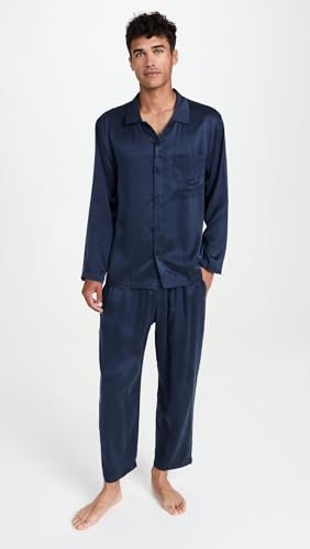 Lunya Men's Washable Silk Button Up PJ Set2