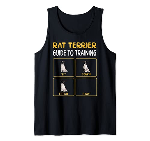 Funny Rat Terrier Guide To Training Dog Obedience Trainer Tank Top