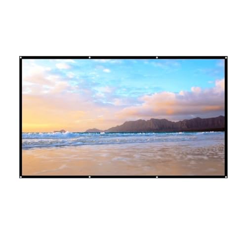 Pantalla manual de proyección de 100 pulgadas