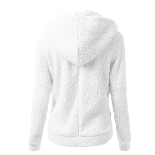 Girls Fleece Jacket Wool Sherpa Fuzzy Thermal Kids Winter Coat Solid Preppy Loose Warm Back to School Zip Up Hoodies4