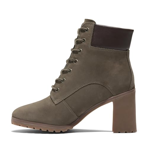 Image of Timberland Womens Allington Lace Up Casual Boots Ankle High Heel 3 inch & Up
