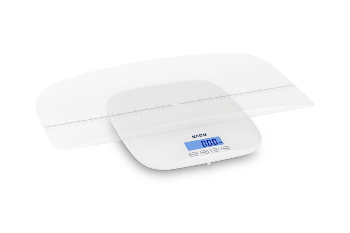KERN MBF 100K-2 - Bilancia per bambini e bambini con funzione genitore-figlio, leggibilità [d]: 0,01 | 0,05 kg, portata massima di pesata: 20 | 100 kg