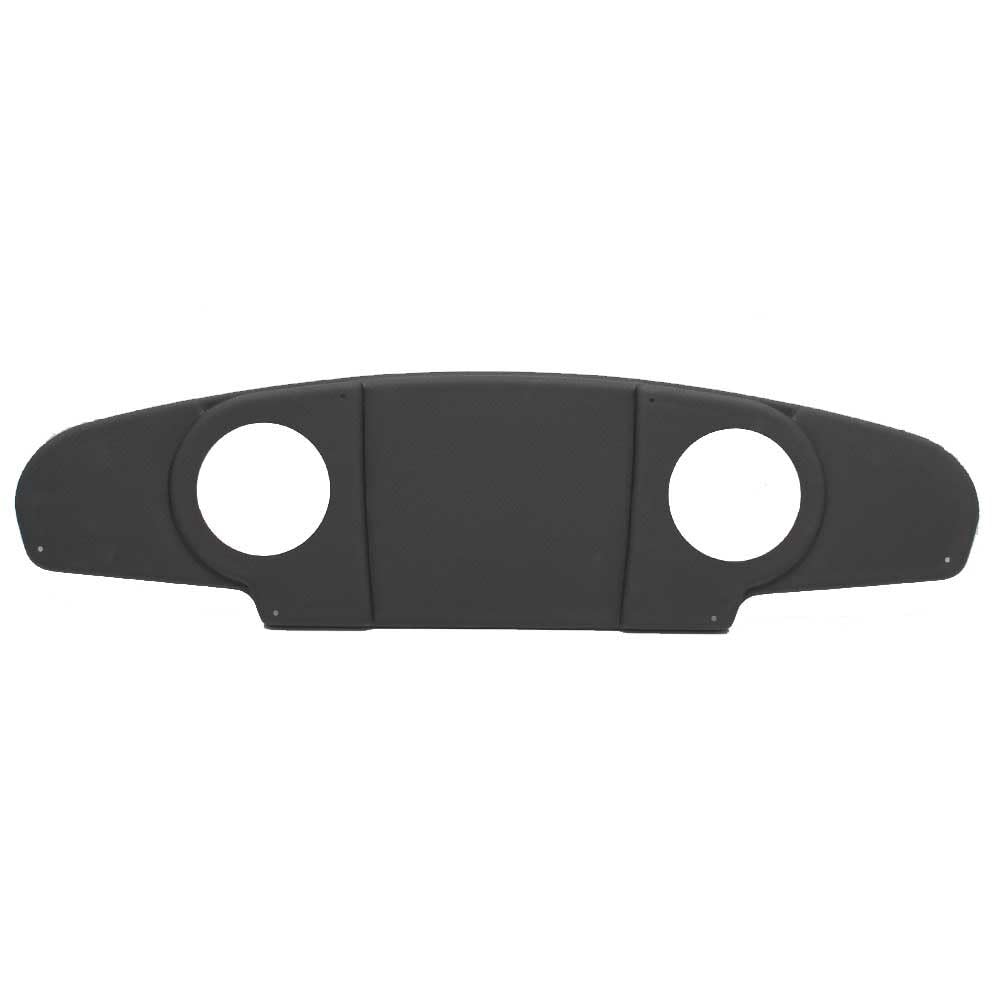 Godfrey Pontoon Boat Blank Gauge Panel 449367 | Black Plastic