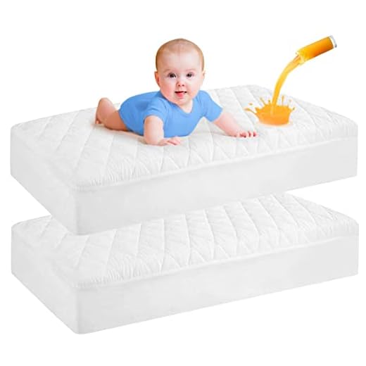 Dudu N Girlie Chicco Next To Me - Protector de colchón impermeable acolchado (51 × 85 cm)