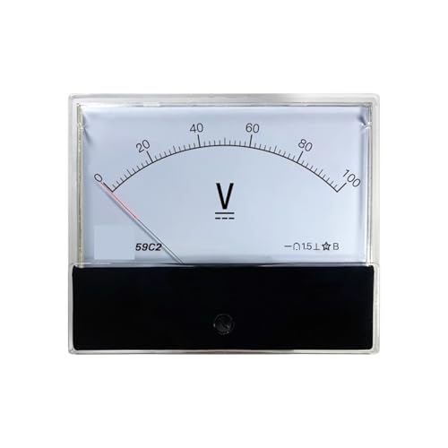 Voltmètre DC 500V à grand pointeur lisible pour mesure précise 59C2 - 3