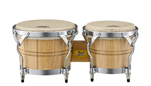 Pearl　ホワイトウッドボンゴ　スタンド　セット　BG-209W　本皮　パール Pearl ホワイトウッドボンゴ スタンド セット BG-209W 本皮