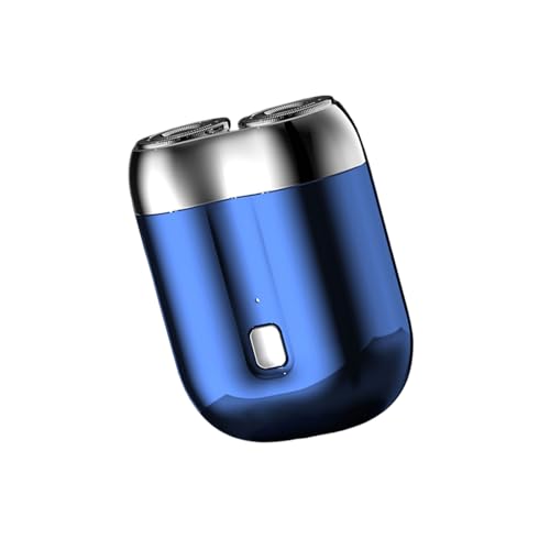 Afeitadora eléctrica de doble cabeza, mejorada, afeitadora de bolsillo, afeitadora USB para hombre, lavable, recargable, eléctrica