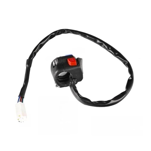Interrupteur trois fonctions moto bouton guidon clignotant klaxon marche arrêt