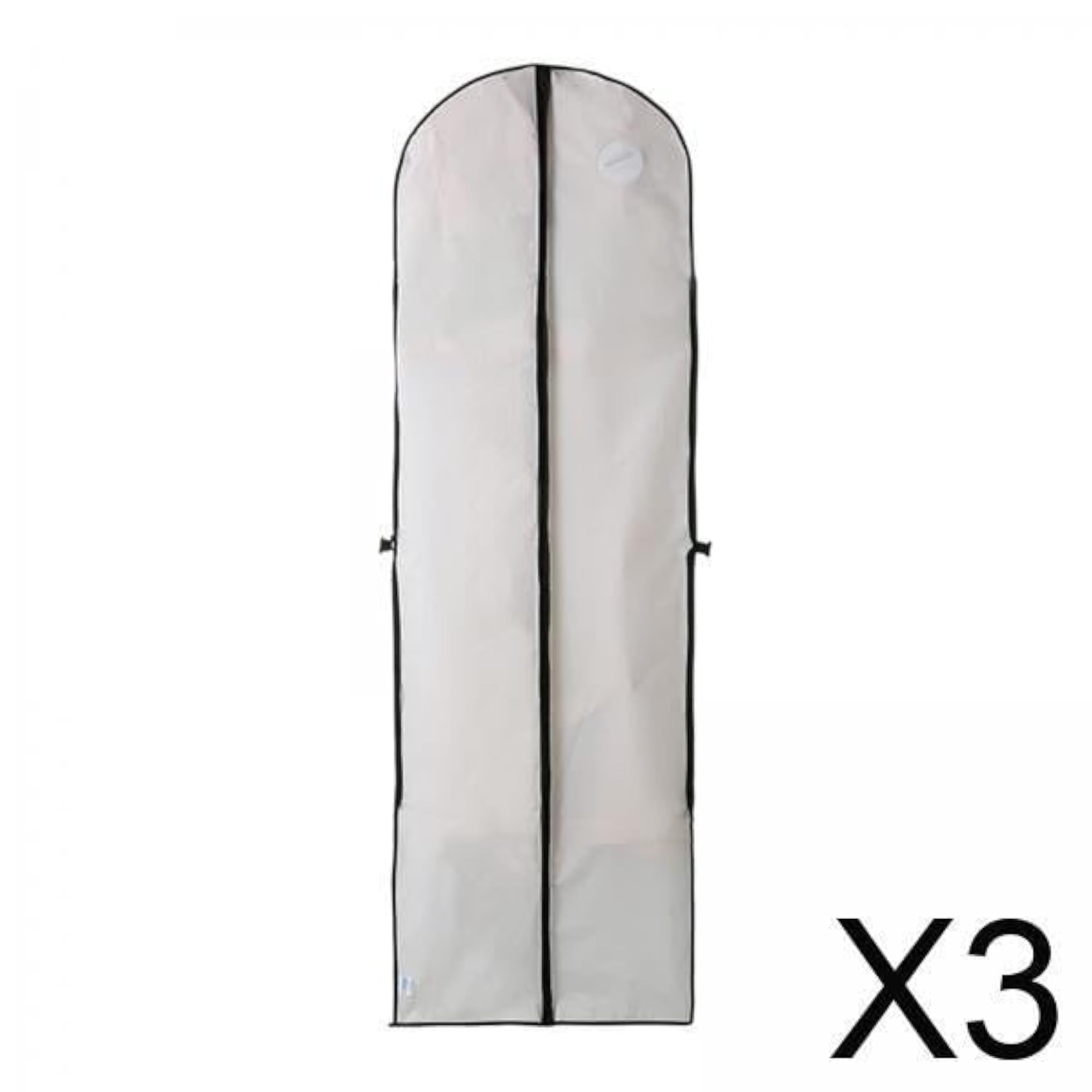 3pcs Garment Bags for Clothes Protection, Long Section Storage