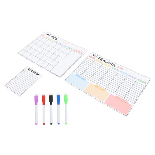 LckCryspho 磁気ホワイトボード カレンダー ? 家族のスケジュール共有やリマインダー記録に便利な冷蔵庫用メモボード