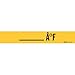 Brady 7308-1, 93229 Self-Sticking Vinyl Pipe Marker, (Pack of 50 Cards)