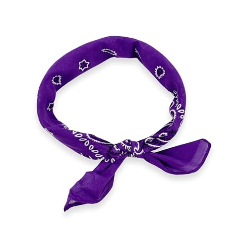 Image of Vamqor 100% Cotton 10 Pack Fine Bandanas