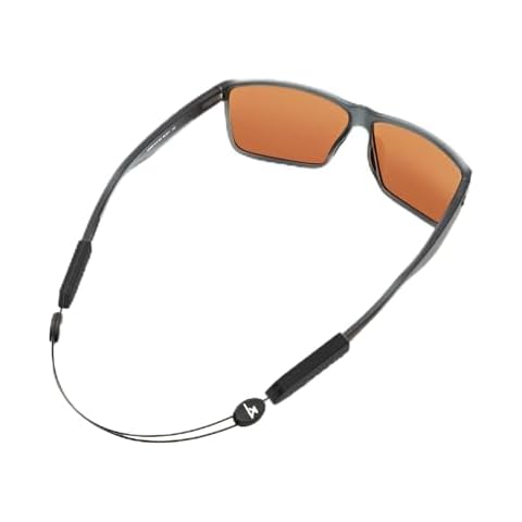 Luxe Performance Glasses Strap - Durable Eyewear Retainer, Sunglasses Strap, Eyeglasses Strap - Adjustable Cable Strap for Active Lifestyle, High Tension, No Tail, Temple Grip Cover