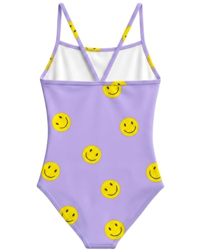 Image of weVSwe Baby Girl Swimsuit One Piece Swimsuit Cute Toddler Girls Sleeveless Bikini Kids 2-10 Years