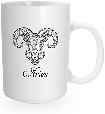 904 Custom Zodiac Coffee Mug | Choose Your Astrological Zodiac Sign (Aries)