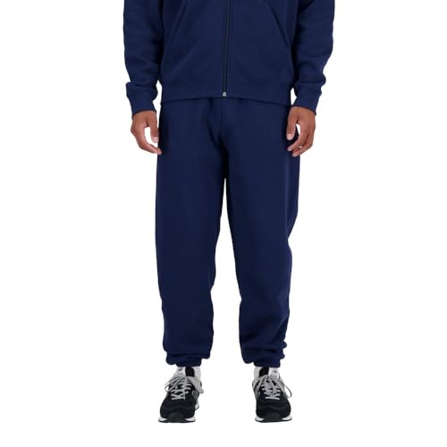 New Balance Men's Sport Essentials Fleece Jogger Trousers, Nb Navy, XXL