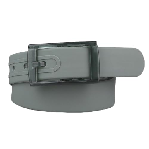 ASK JUNIOR Elastic Belt Adjustable Rubber Silicone Belt With Plastic Buckle For Men & Women