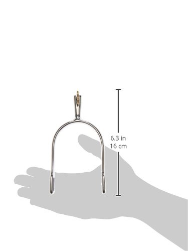 Éperons à molette inox PFIFF argent avec boucle de réglage stable