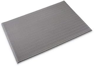 Crown - Ribbed Anti-Fatigue Mat Vinyl 36 X 120 Gray 