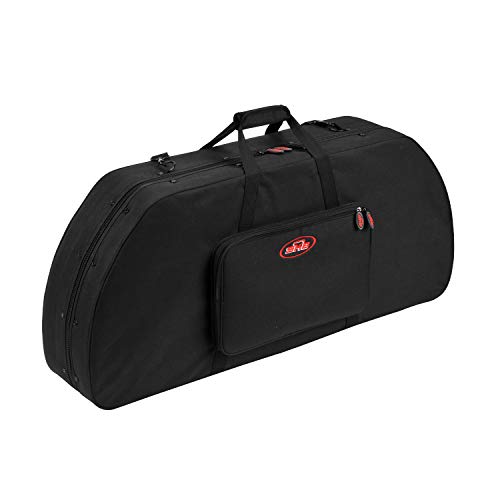 SKB Cases 2SKB-SC4120 Nylon Soft Exterior Waterproof Hybrid Bow Utility Case with Pouch and Adjustable Shoulder Strap for Wide Style Bows, Black #1