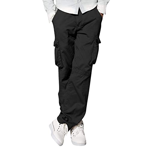 Pantalons de course à pied homme légers avec poches cargo droites