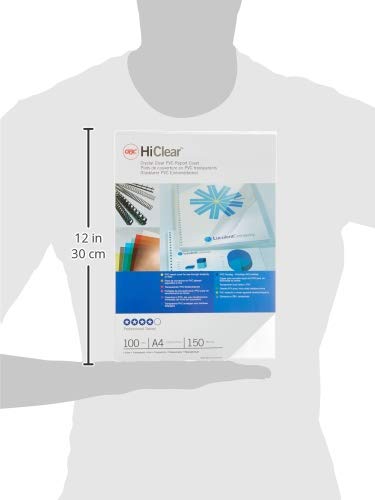 GBC Copertine PVC 150mic 100pz - Trasparente