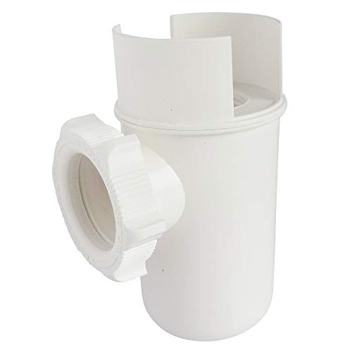 SOMATHERM FOR YOU - Siphon NF auto étanche avec déflecteur pour groupe de sécurité standard - S'installe par simple vissage gris