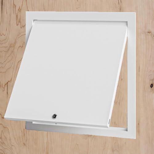 Recessed Access Panel with Swivel Lock – Aluminum Wall & Ceiling Access Door, Flush Mount, Tool-Required Opening, Custom Size Available(14x24in/35.6x61cm)