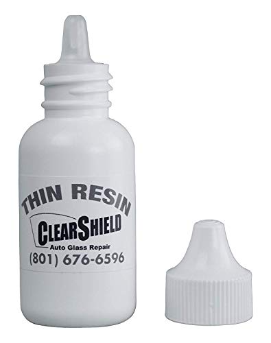Image of Clearshield Windshield Repair Resin - Auto Glass Repair Resin - Resin for Glass Scratch Repair - 2 Pack 30 ml Thin Resin