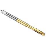 QUARKZMAN Maschine Gewindebohrer Spitze M6 x 1 Metrisch Spitzengewindeschneider M35 HSS-CO Universelle und Hochwertige Gewindebohrer Zinnbeschichtung auf der Oberfläche - 1 Stück