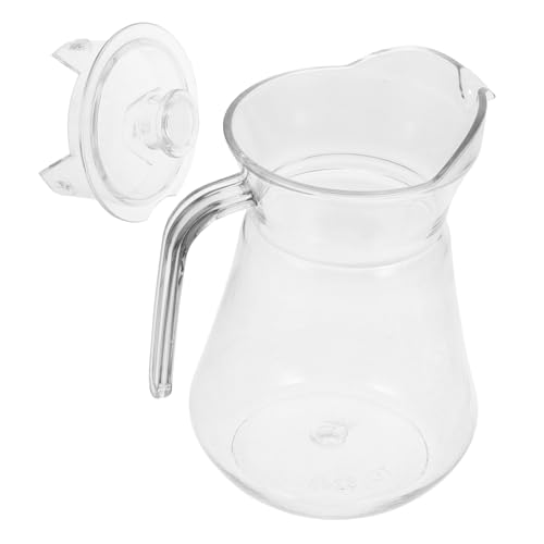 Garneck Brocca Dacqua Da 1 Litro Con Coperchio Di Cannuccia Bollitore Per Succhi Birra Bevande Fatte in Casa