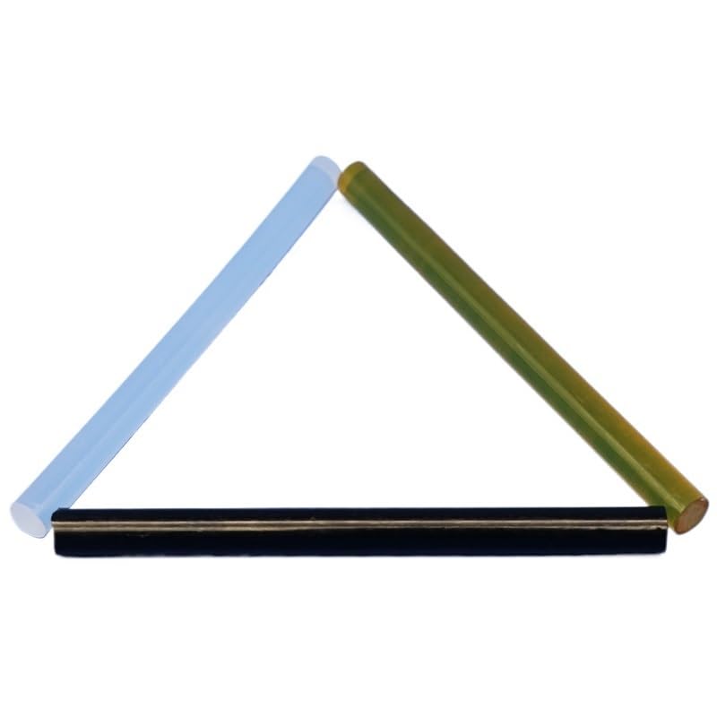 Colla A Caldo 7mm Stick di colla a caldo neri da 11 mm x 5 pezzi for pistola for colla elettrica, album artigianali, accessori in lega, for auto, senza vernice Colla A Caldo Ricariche(150mmBlack20Pcs)