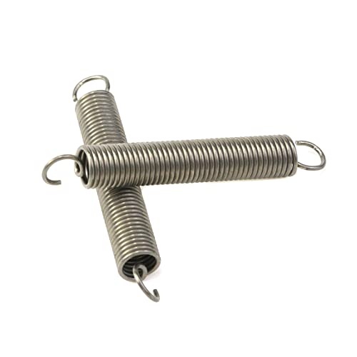 Image of Mcredy Double Hook Extension Spring,0.4 Inch(10 mm) Diameter,Length 2.76 Inch(70 mm)