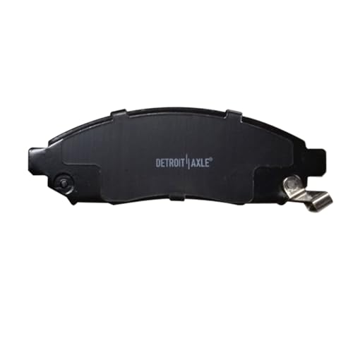 Image of Detroit Axle - Front Ceramic Brake Pads for 2011-2013 Nissan Leaf, Ceramic Brake Pads with Hardware 2012 Replacement