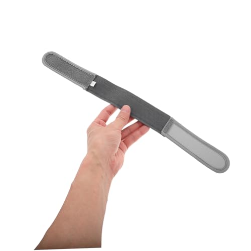 BESPORTBLE 1pair Unisex No Buckle Elastic Waist Belt Hook and Loop Fastener Comfortable Invisible Stretch Belt for Jeans and Casual Wear Fit for Men and Women Grey4