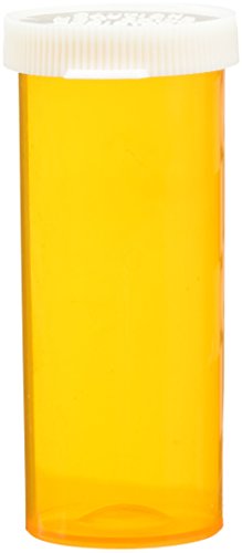 Prescription Vials with Snap Caps 8 Dram - 12 Per Bag by Levine