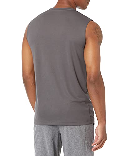 Image of Amazon Essentials Men's Active Performance Tech Muscle Sleeveless Top, Breathable Moisture Wicking Workout Shirt