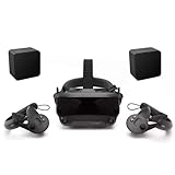 Valve Index フルVRキット - ヘッドフォン、ベースステーション、Steam VRゲームコントローラー付属、互換性HTC Vive/Vive Pro対応、VR愛好家やPCゲームプレイヤーに最適