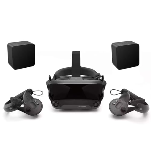 Valve Index Full VR Kit - Includes Headphone, Base Station Steam VR Game Controller, Compatible with HTC Vive/Vive Pro, Ideal for VR Enthusiasts Specialized PC Game Players