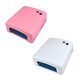 lampada uv 4 bulbi 36w Colore: vari. tempo di saldi Lampada Uv Ricostruzione Unghie Gel Smalto 36W Nail Art 4 Bulbi Timer Fornetto