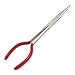 DDP 11-Inch Straight Jaw Extra Long Reach Chain Nose Pliers Red Grip